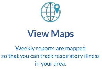 Weekly report showing percentage incidence of Fever and Cough